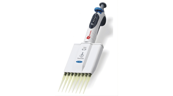 S Series Variable Volume 8 Channel Micropipette (121 °C autoclavable)