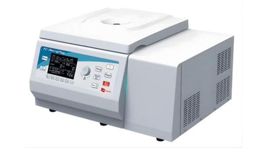 Lower speed refrigerated centrifuge